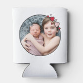 私は普通の2子供だった前のおもしろい皮肉な両親の写真 缶クーラー (裏面)