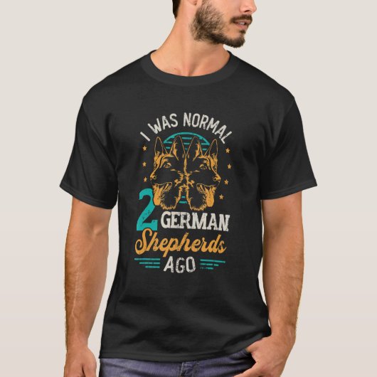 私は普通の2年前にドイツの羊飼いだった Tシャツ (正面)