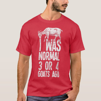 私は普通の3または4ヤギ前の農家農業数 Tシャツ