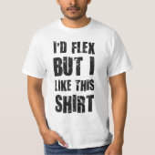 私は曲りますが、このワイシャツを好みます Tシャツ (正面)