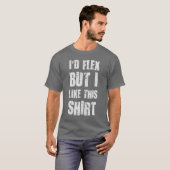私は曲りますが、このワイシャツを好みます Tシャツ (正面フル)