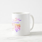 私は更年期の熱いマグカップだ コーヒーマグカップ (正面右)