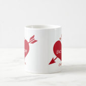 私は書失恋の物語コーヒーマグ コーヒーマグカップ (中央)