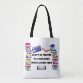 私は書店では信用できない トートバッグ (正面)