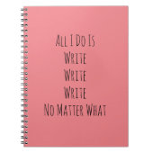 私は書 ノートブック (正面)