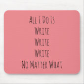 私は書 マウスパッド (正面)