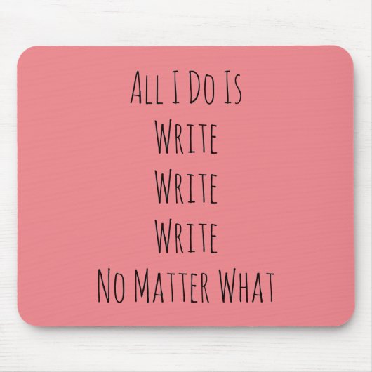 私は書 マウスパッド (正面)