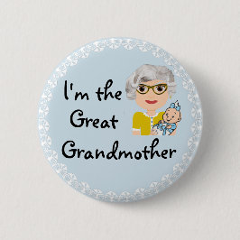 私は曾祖母です 缶バッジ