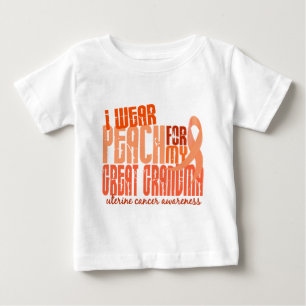 私は曾祖母6.4の子宮の蟹座のためのモモを身に着けています ベビーTシャツ