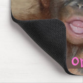 私は最もかわいい動物のオランウータンを愛します マウスパッド (コーナー)