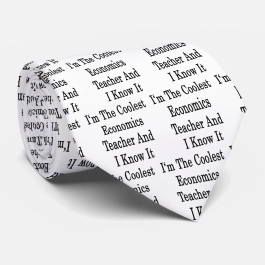 私は最もクールな経済学の先生であり、それを知っています ネクタイ (ロール)