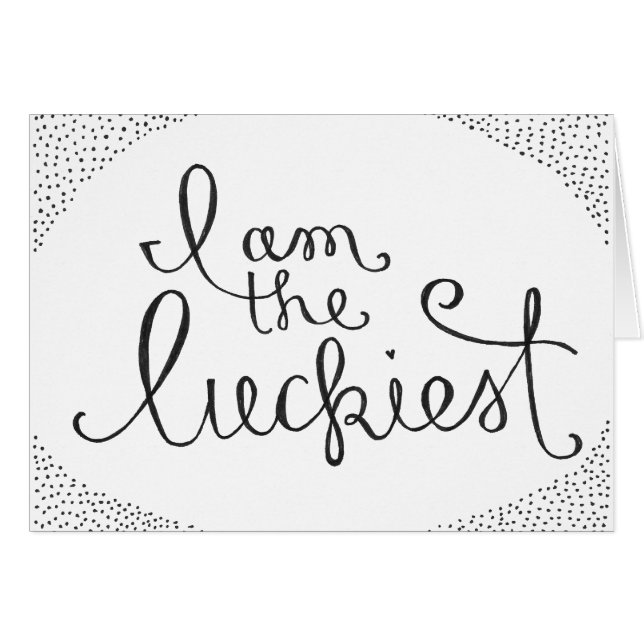 私は最も幸運です (正面横)