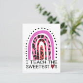 私は最も教え甘いハートレインボーバレンタイン シーズンカード (スタンド正面)