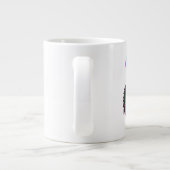 私は最も背の高い巨大なコーヒーマグを支配 ジャンボコーヒーマグカップ (裏面)