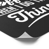 私は最初にコーヒーを飲み、私は物事をする ポスター (角)