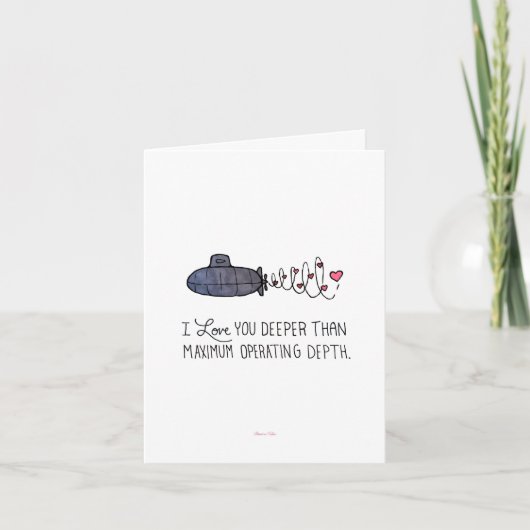 私は最大の操作深さより深くあなたを愛していない カード (正面)