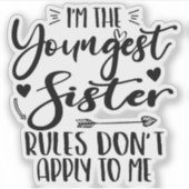 私は最年少の妹の皮肉の恋人かわいい妹だ シール (正面)