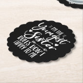 私は最年少の妹の皮肉の恋人かわいい妹だ ペーパーコースター (アングル)