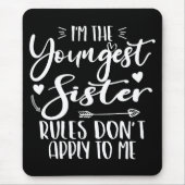 私は最年少の妹の皮肉の恋人かわいい妹だ マウスパッド (正面)