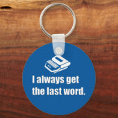 私は最後の単語の裁判所の記者を取得 キーホルダー (正面)