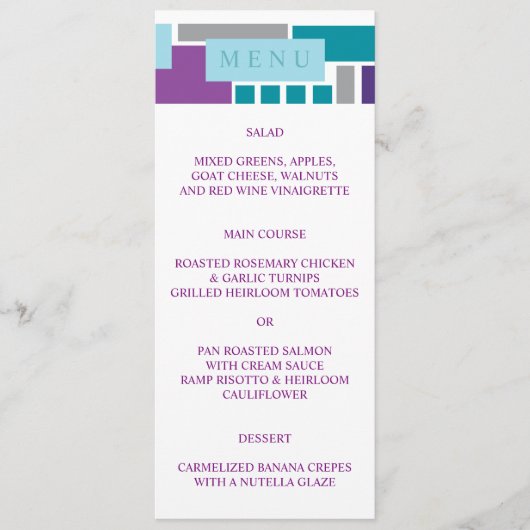 私は最愛のメ結婚ニュー・カード メニュー (正面)