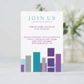 私は最愛のユダヤ人の結婚式のパーティーカード 招待状 (スタンド正面)