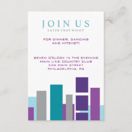 私は最愛のユダヤ人の結婚式のパーティーカード 招待状