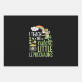 私は最教えも可愛い小さなレプレシャンのアイリッシュのティーシュ ラッピングペーパーシート (正面)