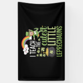 私は最教えも可愛い小さなレプレシャンのアイリッシュのティーシュ 横断幕 (縦)
