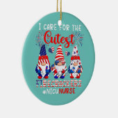 私は最気にも可愛い爆竹のNicuナースのために セラミックオーナメント (右)