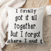 私は最終的にすべてが一緒に置くそれを得ました クッション (ブランケット)