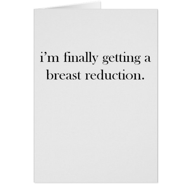 私は最終的に胸減少を得ています (正面)