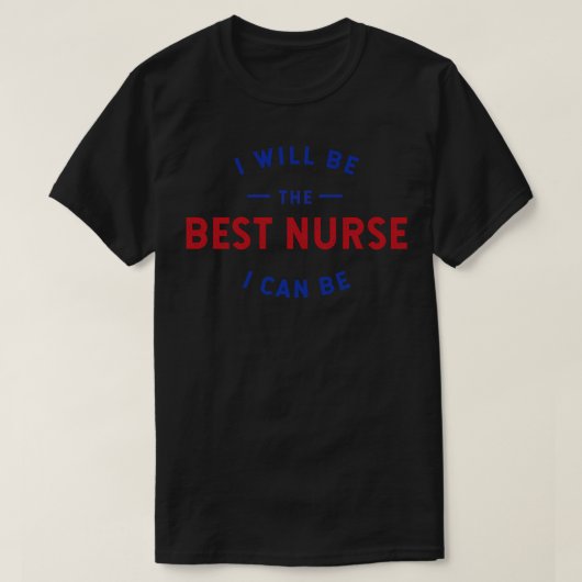 私は最高のナースだ Tシャツ (デザイン正面)