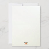 私は月およびバックのバレンタインデーに愛します シーズンカード (裏面)