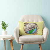 私は月およびバックの装飾用クッションに愛します ランバークッション (椅子)