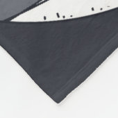 私は月および背部に愛します フリースブランケット (角)