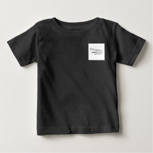 私は月および背部に愛します ベビーTシャツ
