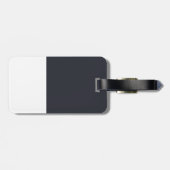 私は月および背部に愛します ラゲッジタグ (裏面横)