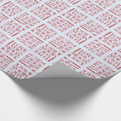 私は月および背部に愛します ラッピングペーパー (角)