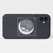 私は月および背部に愛します Case-Mate iPhoneケース (裏面(横))