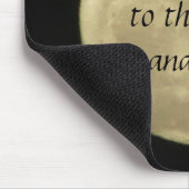 私は月および背部mousepadに愛します マウスパッド (コーナー)