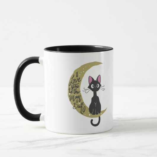 私は月とバックにあなたを愛する – バックコロを選択 マグカップ (左)