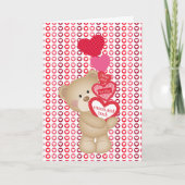 私は月とバックグリーティングカードにあなたの愛 カード (正面)