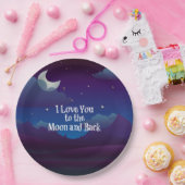 私は月と背中にあなたを愛している ペーパープレート (パーティー)