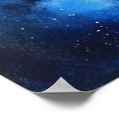 私は月に愛し&バックゴールデンレトリバー ポスター (角)