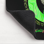 私は月まで脳が不自由な人を愛している マウスパッド (コーナー)