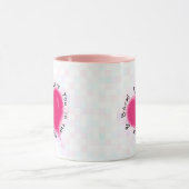 私は月及び背部に愛します マグカップ (中央)