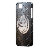 私は月及び背部に愛します Case-Mate iPhoneケース (裏面左)