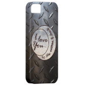 私は月及び背部に愛します Case-Mate iPhoneケース (裏面/右)