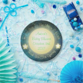 私は月及び背部ベビーのプレートに愛します7" ペーパープレート (パーティー)